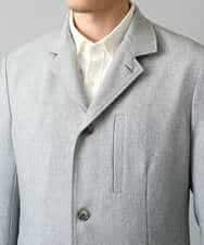 KHJED04139 a.v.v MEN(アー・ヴェ・ヴェ) 【スマート/イージーケア/洗濯機で洗える/毛玉になりにくい/ストレッチ】ドライタッチメランジコンバーチブルジャケット グレー