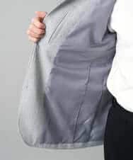 KHJED04139 a.v.v MEN(アー・ヴェ・ヴェ) 【スマート/イージーケア/洗濯機で洗える/毛玉になりにくい/ストレッチ】ドライタッチメランジコンバーチブルジャケット グレー