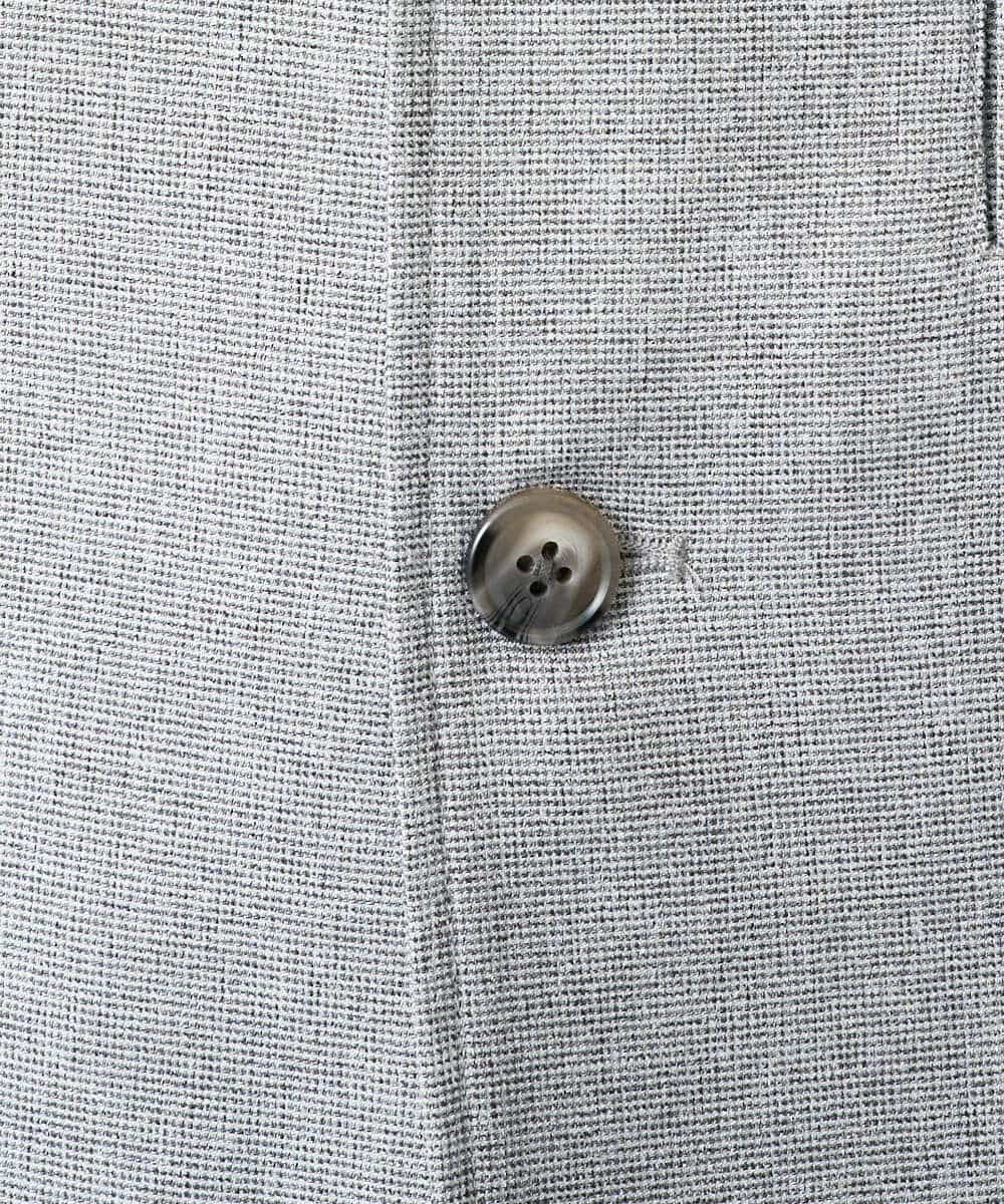 KHJED04139 a.v.v MEN(アー・ヴェ・ヴェ) 【スマート/イージーケア/洗濯機で洗える/毛玉になりにくい/ストレッチ】ドライタッチメランジコンバーチブルジャケット グレー