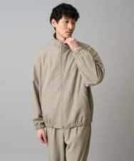 KHJED07129 a.v.v MEN(アー・ヴェ・ヴェ) ジップアップスタンドカラーブルゾン ベージュ