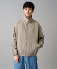 KHJED07129 a.v.v MEN(アー・ヴェ・ヴェ) ジップアップスタンドカラーブルゾン ベージュ