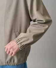 KHJED07129 a.v.v MEN(アー・ヴェ・ヴェ) ジップアップスタンドカラーブルゾン ベージュ