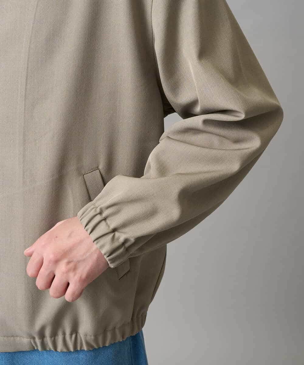 KHJED07129 a.v.v MEN(アー・ヴェ・ヴェ) ジップアップスタンドカラーブルゾン ベージュ