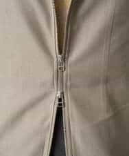 KHJED07129 a.v.v MEN(アー・ヴェ・ヴェ) ジップアップスタンドカラーブルゾン ベージュ