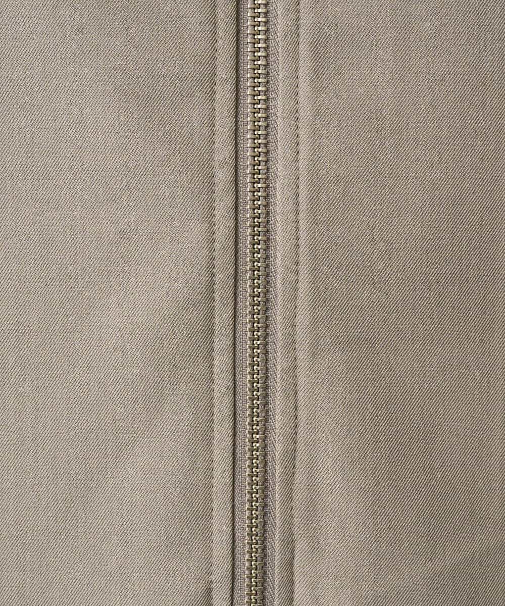 KHJED07129 a.v.v MEN(アー・ヴェ・ヴェ) ジップアップスタンドカラーブルゾン ベージュ