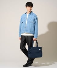 KHJED10119 a.v.v MEN(アー・ヴェ・ヴェ) 【洗濯機で洗える】ワイドシルエットデニムジャケット ブラック