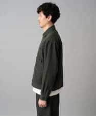 KHJED10119 a.v.v MEN(アー・ヴェ・ヴェ) 【洗濯機で洗える】ワイドシルエットデニムジャケット ブラック