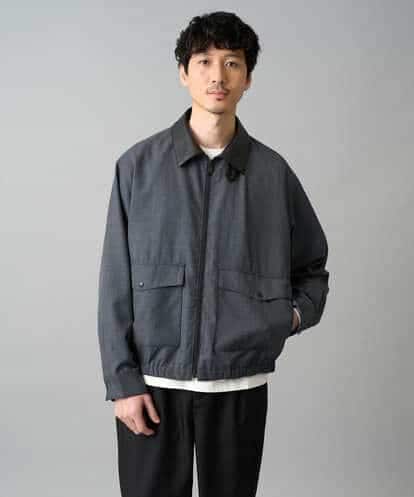 KHJED12129 a.v.v MEN 【イージーケア/洗濯機で洗える/毛玉になりにくい】ワイドシルエットショートブルゾン