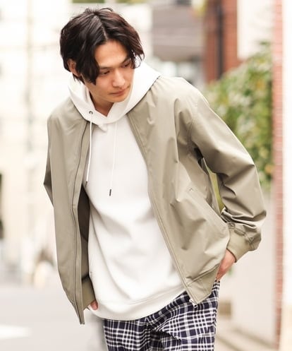 KHJES06089 a.v.v MEN ストレッチリブブルゾン