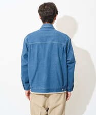 KHJEV10099 a.v.v MEN(アー・ヴェ・ヴェ) ワイドシルエットデニムジャケット(セットアップ可） ブルー
