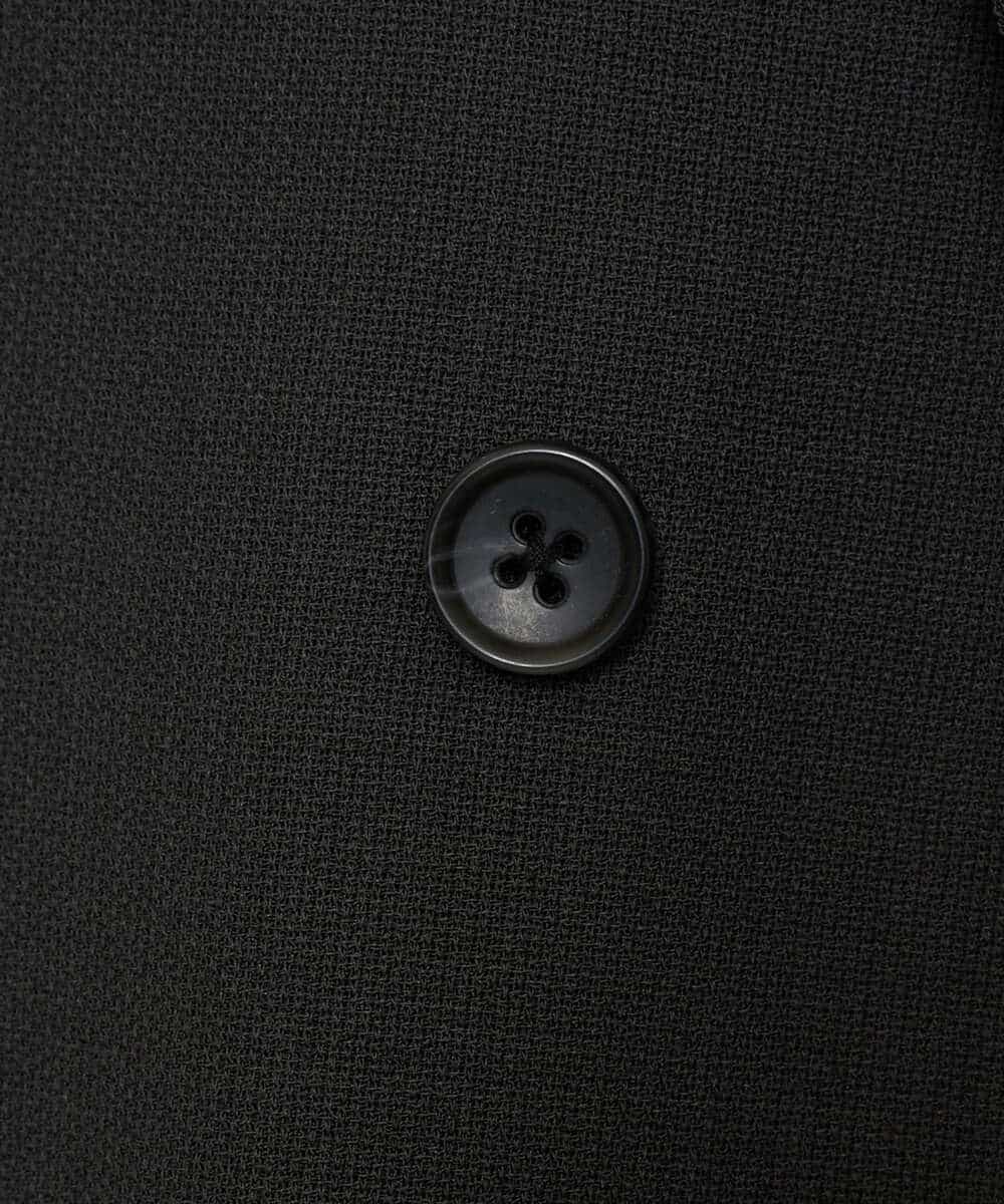 KHJFD13129 a.v.v MEN(アー・ヴェ・ヴェ) 【イージーケア/洗濯機で洗える/毛玉になりにくい/ストレッチ】メッシュストレッチダブルブレストジャケット ダークグレー