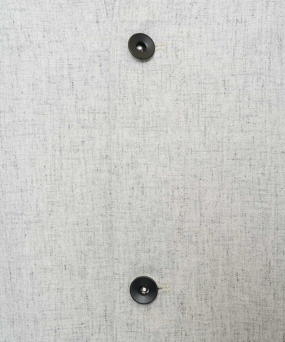 KHJFD14109 a.v.v MEN(アー・ヴェ・ヴェ) 【イージーケア/洗濯機で洗える/速乾/毛玉になりにくい/ストレッチ】メランジストレッチカバーオール ライトグレー