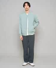 KHJFD17099 a.v.v MEN(アー・ヴェ・ヴェ) 【イージーケア/洗濯機で洗える/毛玉になりにくい/ストレッチ】リライトリブブルゾン ベージュ