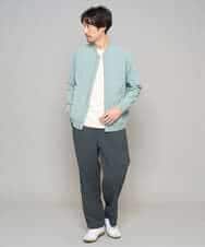 KHJFD17099 a.v.v MEN(アー・ヴェ・ヴェ) 【イージーケア/洗濯機で洗える/毛玉になりにくい/ストレッチ】リライトリブブルゾン ベージュ