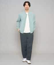 KHJFD17099 a.v.v MEN(アー・ヴェ・ヴェ) 【イージーケア/洗濯機で洗える/毛玉になりにくい/ストレッチ】リライトリブブルゾン ベージュ