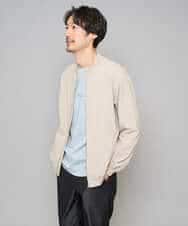 KHJFD17099 a.v.v MEN(アー・ヴェ・ヴェ) 【イージーケア/洗濯機で洗える/毛玉になりにくい/ストレッチ】リライトリブブルゾン ベージュ