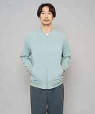 KHJFD17099 a.v.v MEN(アー・ヴェ・ヴェ) 【イージーケア/洗濯機で洗える/毛玉になりにくい/ストレッチ】リライトリブブルゾン ベージュ