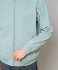 KHJFD17099 a.v.v MEN(アー・ヴェ・ヴェ) 【イージーケア/洗濯機で洗える/毛玉になりにくい/ストレッチ】リライトリブブルゾン ベージュ