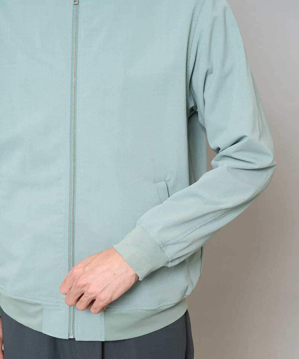 KHJFD17099 a.v.v MEN(アー・ヴェ・ヴェ) 【イージーケア/洗濯機で洗える/毛玉になりにくい/ストレッチ】リライトリブブルゾン ベージュ