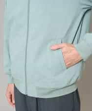 KHJFD17099 a.v.v MEN(アー・ヴェ・ヴェ) 【イージーケア/洗濯機で洗える/毛玉になりにくい/ストレッチ】リライトリブブルゾン ベージュ