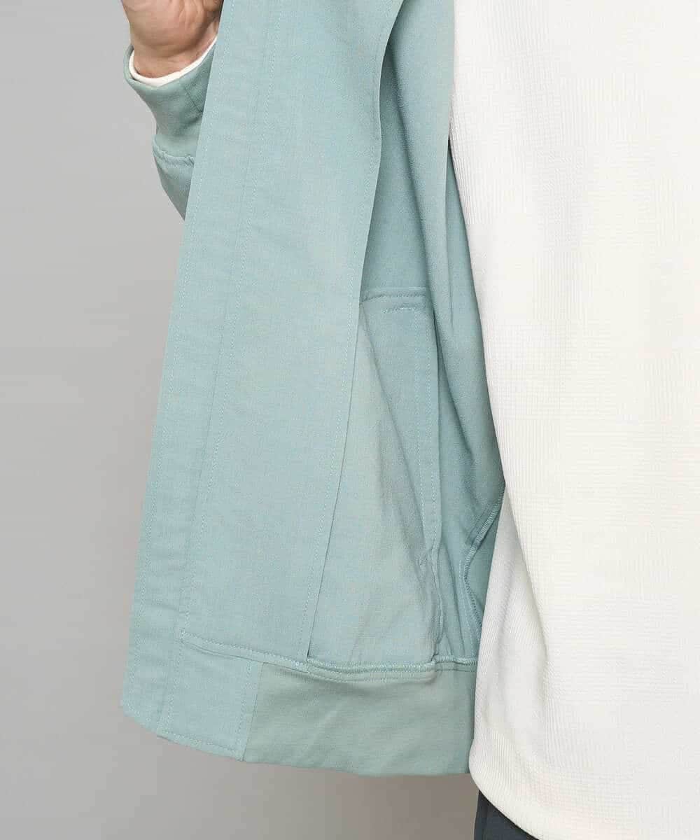 KHJFD17099 a.v.v MEN(アー・ヴェ・ヴェ) 【イージーケア/洗濯機で洗える/毛玉になりにくい/ストレッチ】リライトリブブルゾン ベージュ