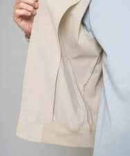 KHJFD17099 a.v.v MEN(アー・ヴェ・ヴェ) 【イージーケア/洗濯機で洗える/毛玉になりにくい/ストレッチ】リライトリブブルゾン ベージュ