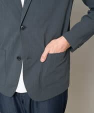 KHJFD24109 a.v.v MEN(アー・ヴェ・ヴェ) 【イージーケア/洗濯機で洗える/毛玉になりにくい/ストレッチ】春リライト テーラードジャケット ダークグレー