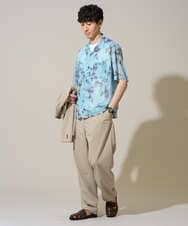 KHJFD24109 a.v.v MEN(アー・ヴェ・ヴェ) 春夏のカジュアルジャケットスタイルにぜひ【イージーケア/洗濯機で洗える/毛玉になりにくい/ストレッチ】春リライト テーラードジャケット ダークグレー