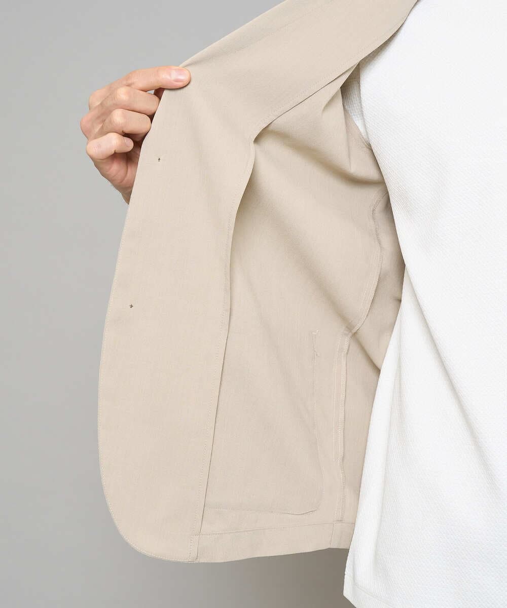 KHJFD24109 a.v.v MEN(アー・ヴェ・ヴェ) 【イージーケア/洗濯機で洗える/毛玉になりにくい/ストレッチ】春リライト テーラードジャケット ダークグレー