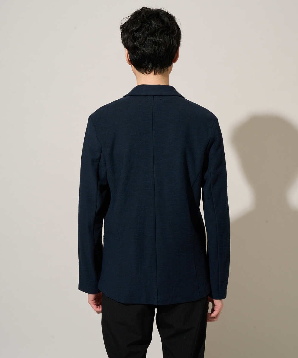 KHJGD16099 a.v.v MEN(アー・ヴェ・ヴェ) 【イージーケア/洗濯機で洗える/ストレッチ】スラブメランジカノコスマートジャケット ダークグレー