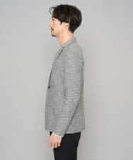 KHJGD16099 a.v.v MEN(アー・ヴェ・ヴェ) 【イージーケア/洗濯機で洗える/ストレッチ】スラブメランジカノコスマートジャケット ダークグレー