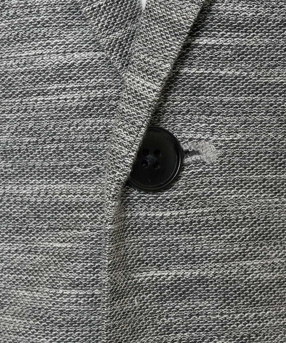 KHJGD16099 a.v.v MEN(アー・ヴェ・ヴェ) 【イージーケア/洗濯機で洗える/ストレッチ】スラブメランジカノコスマートジャケット ダークグレー