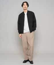 KHJGD25119 a.v.v MEN(アー・ヴェ・ヴェ) 【洗濯機で洗える】シアーリブブルゾン ブラック