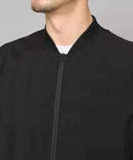 KHJGD25119 a.v.v MEN(アー・ヴェ・ヴェ) 【洗濯機で洗える】シアーリブブルゾン ブラック