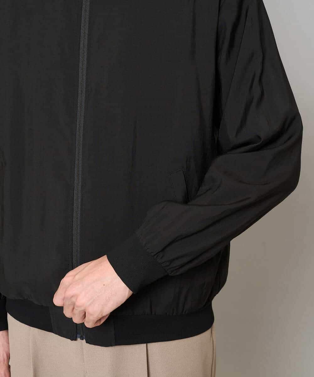 KHJGD25119 a.v.v MEN(アー・ヴェ・ヴェ) 【洗濯機で洗える】シアーリブブルゾン ブラック
