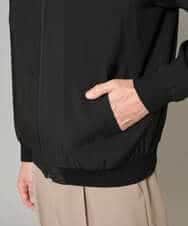 KHJGD25119 a.v.v MEN(アー・ヴェ・ヴェ) 【洗濯機で洗える】シアーリブブルゾン ブラック