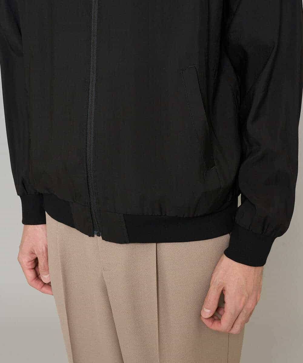 KHJGD25119 a.v.v MEN(アー・ヴェ・ヴェ) 【洗濯機で洗える】シアーリブブルゾン ブラック