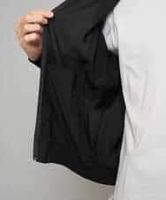 KHJGD25119 a.v.v MEN(アー・ヴェ・ヴェ) 【洗濯機で洗える】シアーリブブルゾン ブラック