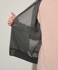 KHJGD26129 a.v.v MEN(アー・ヴェ・ヴェ) 【洗濯機で洗える】ヘリンボーンシアーリブブルゾン ブラック