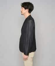 KHJGD35119 a.v.v MEN(アー・ヴェ・ヴェ) 【イージーケア/接触冷感】デニムライクストレッチスマートジャケット ダークグレー