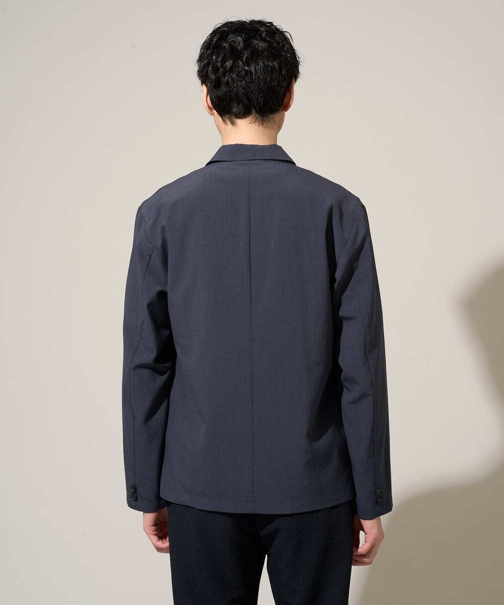 KHJGD40109 a.v.v MEN(アー・ヴェ・ヴェ) 【イージーケア/洗濯機で洗える/接触冷感/吸水速乾/UVカット/ストレッチ】リライトテーラードジャケット ダークグレー