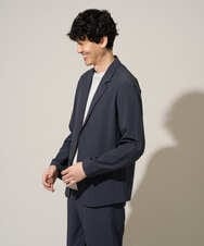 KHJGD40109 a.v.v MEN(アー・ヴェ・ヴェ) 【イージーケア/洗濯機で洗える/接触冷感/吸水速乾/UVカット/ストレッチ】リライトテーラードジャケット ダークグレー