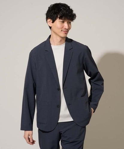 KHJGD40109 a.v.v MEN 【イージーケア/洗濯機で洗える/接触冷感/吸水速乾/UVカット/ストレッチ】リライトテーラードジャケット