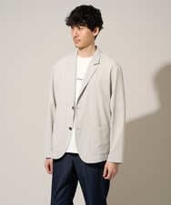 KHJGD40109 a.v.v MEN(アー・ヴェ・ヴェ) 【イージーケア/洗濯機で洗える/接触冷感/吸水速乾/UVカット/ストレッチ】リライトテーラードジャケット ダークグレー