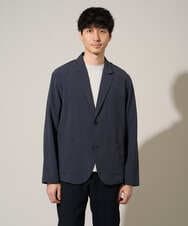 KHJGD40109 a.v.v MEN(アー・ヴェ・ヴェ) 【イージーケア/洗濯機で洗える/接触冷感/吸水速乾/UVカット/ストレッチ】リライトテーラードジャケット ダークグレー