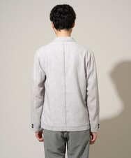 KHJGD41109 a.v.v MEN(アー・ヴェ・ヴェ) 【イージーケア/洗濯機で洗える/吸水速乾/接触冷感/シワになりにくい】メランジテーラードジャケット ダークグレー