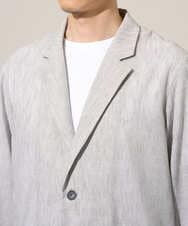 KHJGD41109 a.v.v MEN(アー・ヴェ・ヴェ) 【イージーケア/洗濯機で洗える/吸水速乾/接触冷感/シワになりにくい】メランジテーラードジャケット ダークグレー