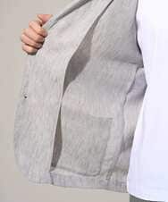 KHJGD41109 a.v.v MEN(アー・ヴェ・ヴェ) 【イージーケア/洗濯機で洗える/吸水速乾/接触冷感/シワになりにくい】メランジテーラードジャケット ダークグレー