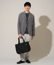 KHJGD41109 a.v.v MEN(アー・ヴェ・ヴェ) 【イージーケア/洗濯機で洗える/吸水速乾/接触冷感/シワになりにくい】メランジテーラードジャケット ダークグレー