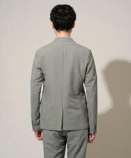 KHJGD76119 a.v.v MEN(アー・ヴェ・ヴェ) 【イージーケア/洗濯機で洗える/吸水速乾/毛玉になりにくい】シアサッカースマートジャケット ブラック